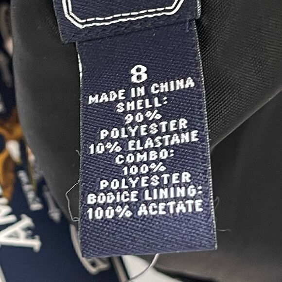 NWT American Living by Ralph Lauren Velvet Chiffon Dress - 8 - Picture 4 of 11